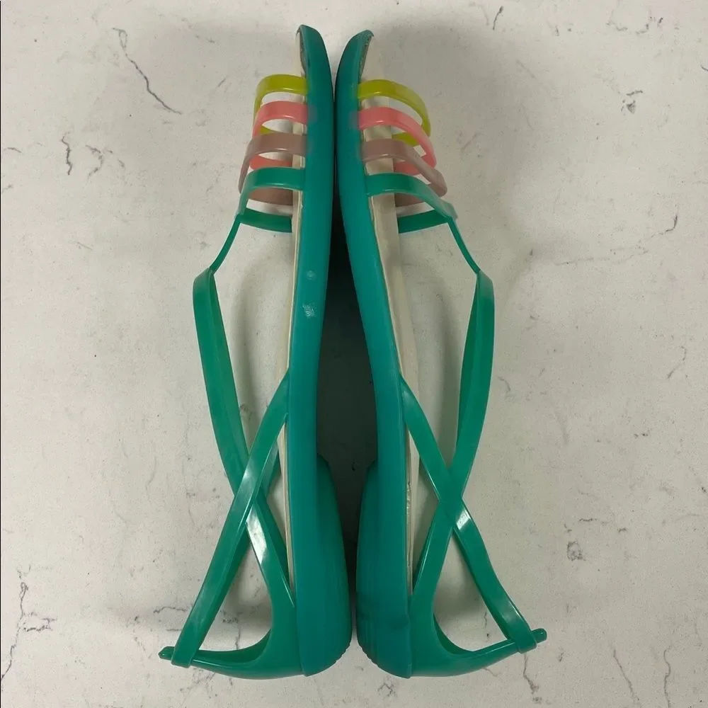 Crocs Isabell / Hurricane 2 Jelly Sandal “New Mint” / Oyster Size 9